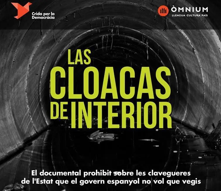 Cartell del documental Las cloacas de Interior