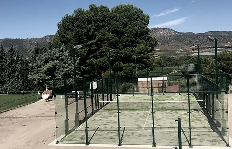 Imatge de la nova pista de Pàdel de La Granja d'Escarp