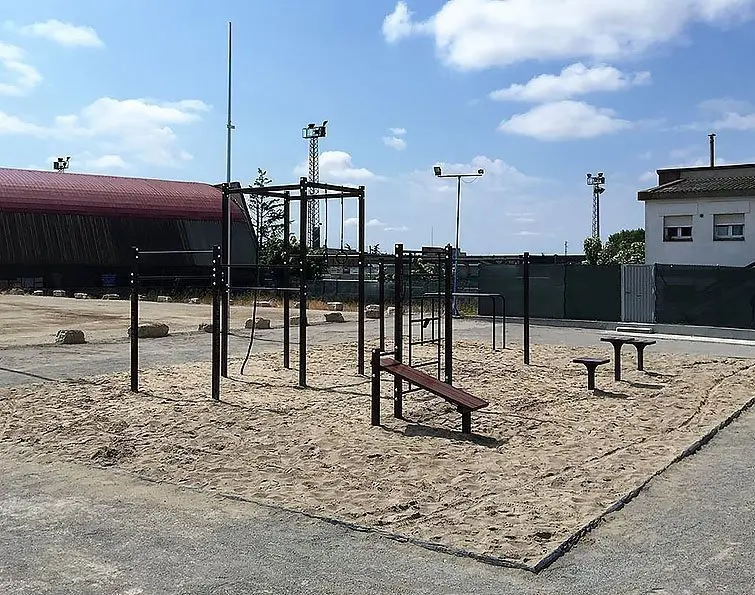 parc street workout a Cervera interior