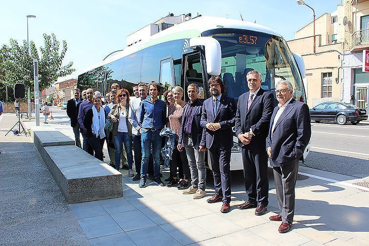 Alcarràs inaugura un nou bus exprés que unirà la localitat amb Lleida ciutat interior
