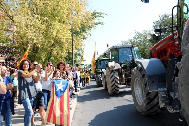 Mobilització pagesa sense precedents a Lleida