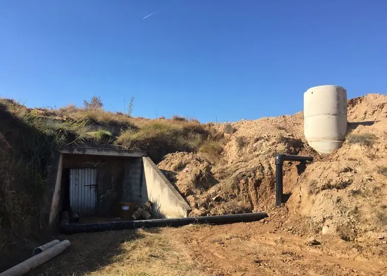 Obres de la xarxa d'aigua potble d'Aitona 1