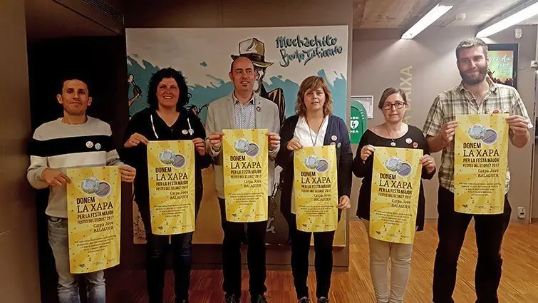 presentació campanya Posa't la Xapa Balaguer