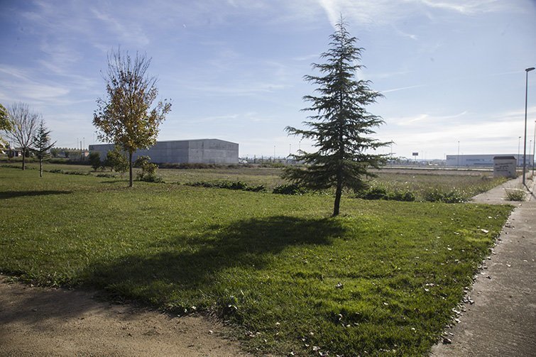 Terrenys en els que està previst instal·lar el Parc de Salut
