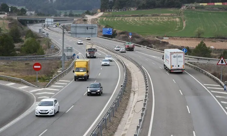 Imatge d&#39;un tram de l&#39;Autovia A-2