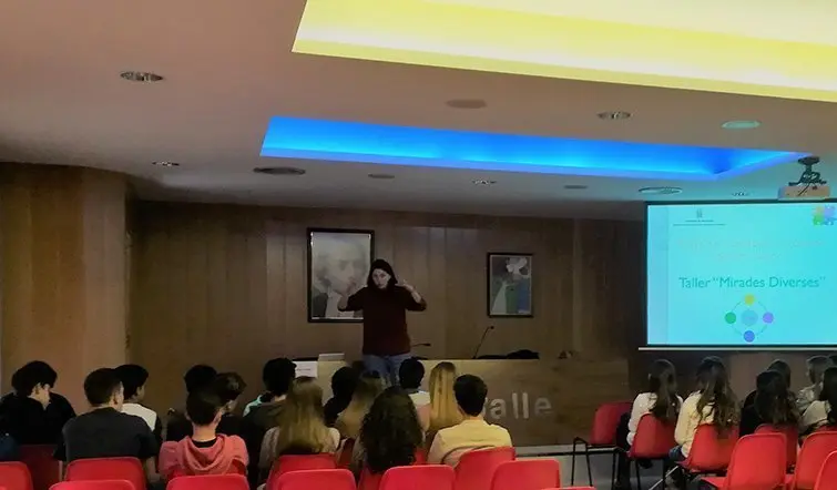 El taller Mirades diverses que es va dur a terme al col·legi La Salle