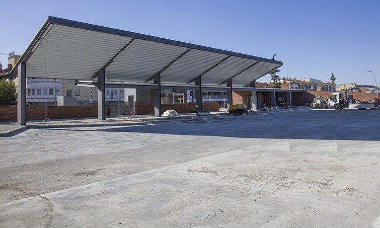 Imatge de les instal·lacions de la nova estació d'autobusos de Mollerussa interior