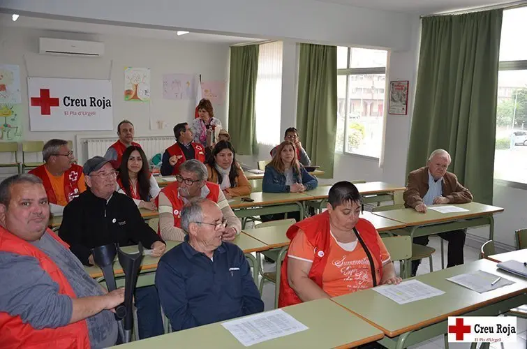 Activitats a la seu de Creu Roja El Pla d'Urgell