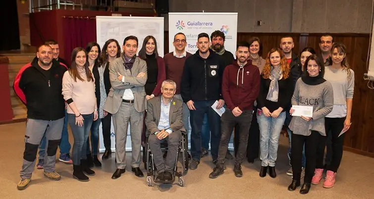 Entrega de les subvencions a l'Ajuntament de Torrefarrera - interior