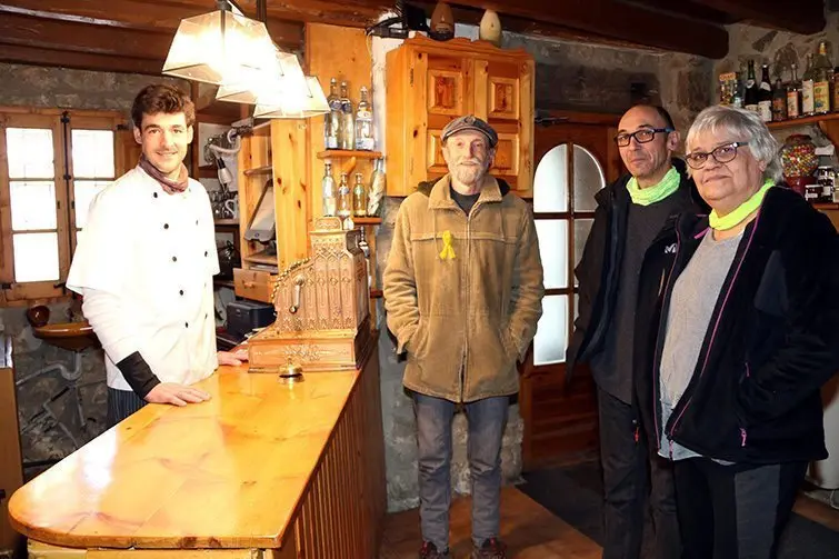 L'impulsor de la plataforma Pirineus 'con ellos' Pau Roig a l'hotel Campi de Músser Interior