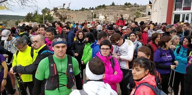 Participants en la segona edició de la Marxa Heroica 1