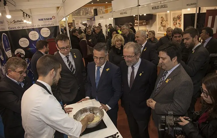 Ramon Tremosa visita els pavellons firals de Fira de Sant Josep