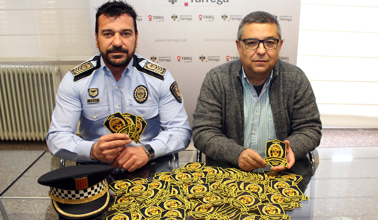 Campanya d'escuts solidaris a Tàrrega Policia