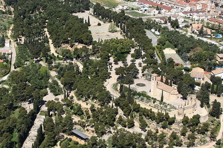 Imatge aèria del Parc de Sant Eloi · Tàrrega