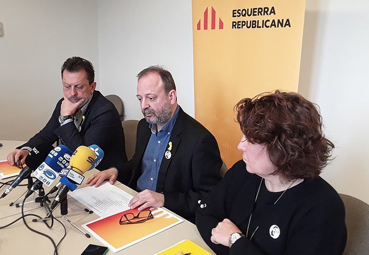 Els regidors d'ERC-Avancem a l'Ajuntament de Lleida interior