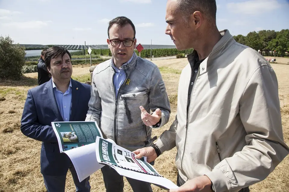 Poldo Segarra, Marc Solsona i Enric Subirós presenten el Mon Amour Festival a Mollerussa