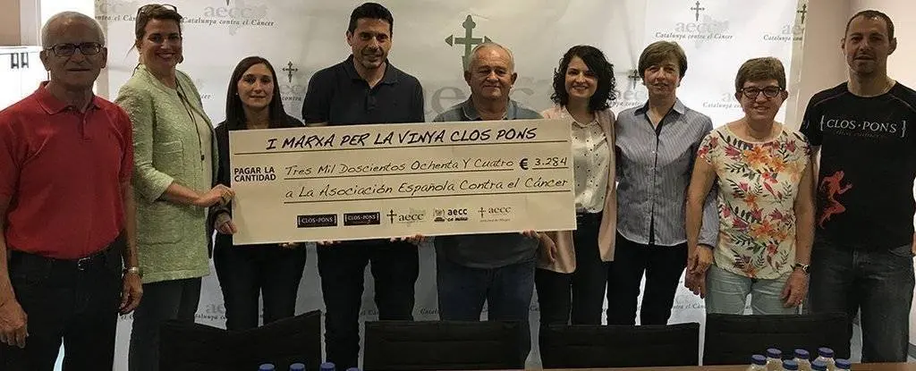 entrega xec marxa vinya clos pons AECC