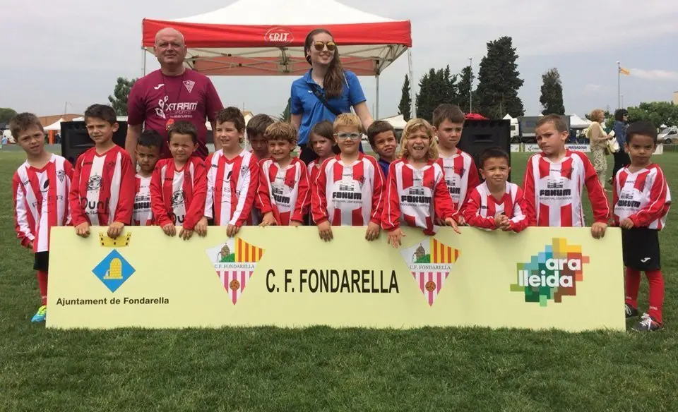 L'equip Baby del FC Fondarella