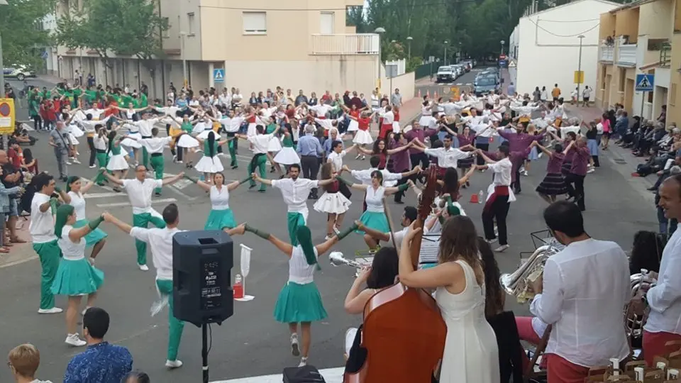 Un moment de la competició de lluiment-Grup Estol-Espígol