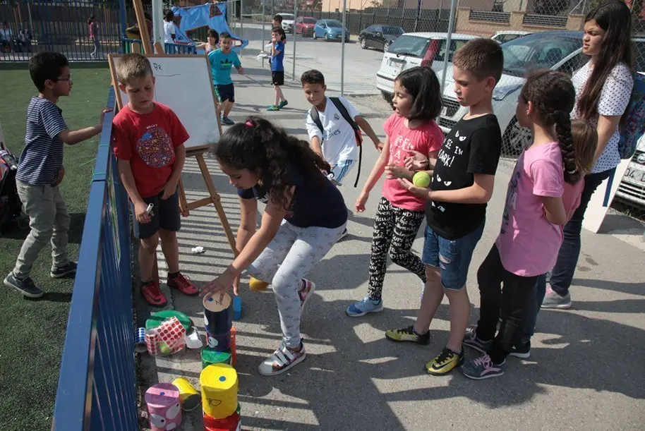 Imatge de la Fira Peraire de l'escola Ignasi Peraire de Mollerussa poratada