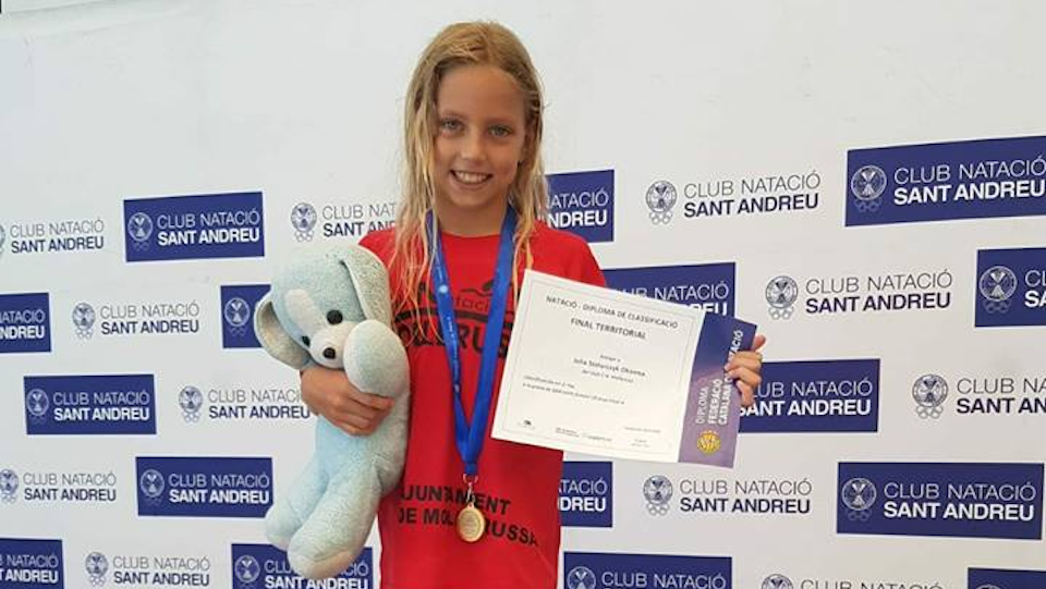 Júlia Stolarczyk Okarma, campiona de Catalunya de la Q64 en la categoria de 10 anys