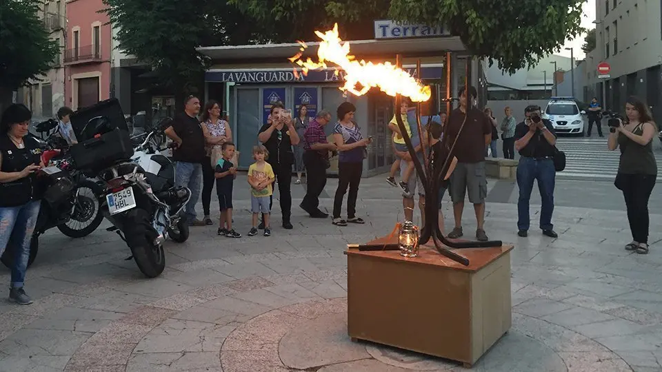 Imatge d'arxiu de la darrera revetlla de Sant Joan a les Borges