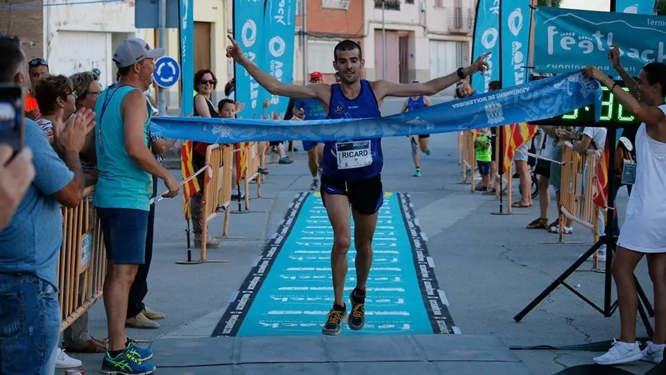 Ricard Pastó guanya la primera edició de la Cursa de la Bassella de Miralcamp Foto de Joel Felip