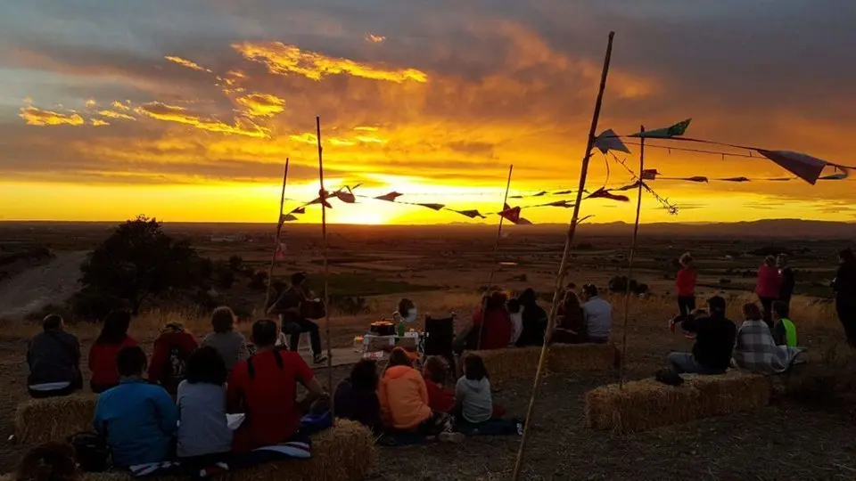 Imatge de la Posta de Sol amb Gust de Ponentí organitzat per Boira Experience