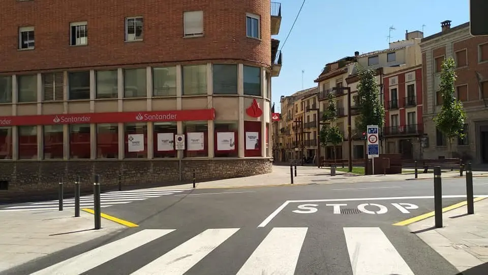 Avinguda Catalunya amb el carrer Llibertat