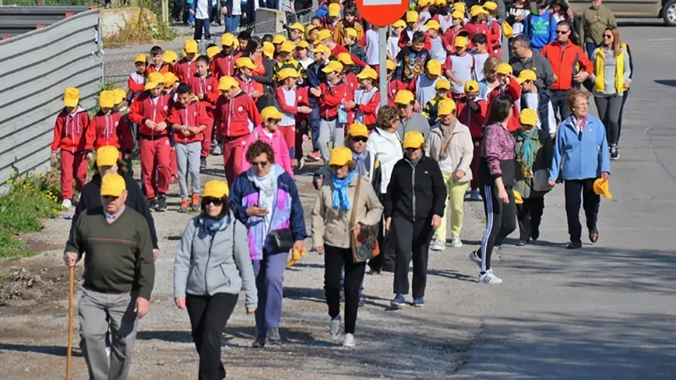 Imatge d'arxiu d'una caminada saludable realitzada a la capital del Pla