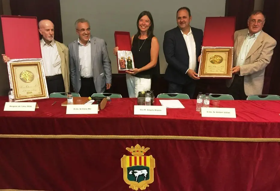 Lliurament dels premis Olivera d&#39;Or i Borgenc de l&#39;any 2016