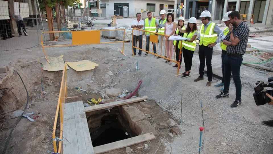 Visita a les obres dels tècnics i membres del consistori de Mollerussa inte