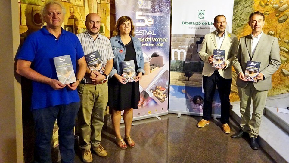 Presentació V Festival d&#39;Astronomia del Montsec a la Diputació
