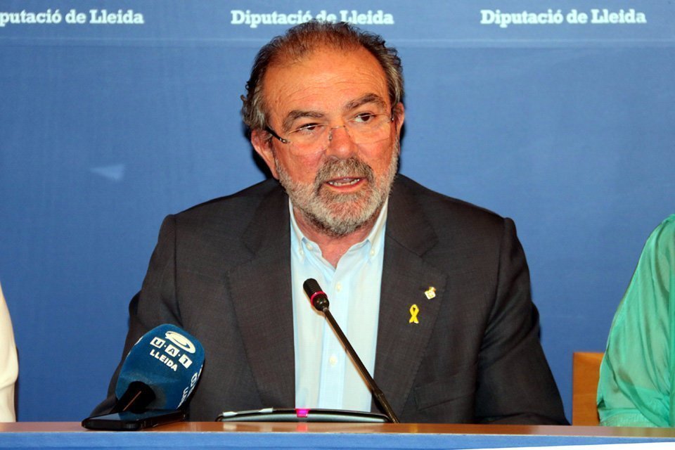 El president de la Diputació de Lleida, Joan Reñé