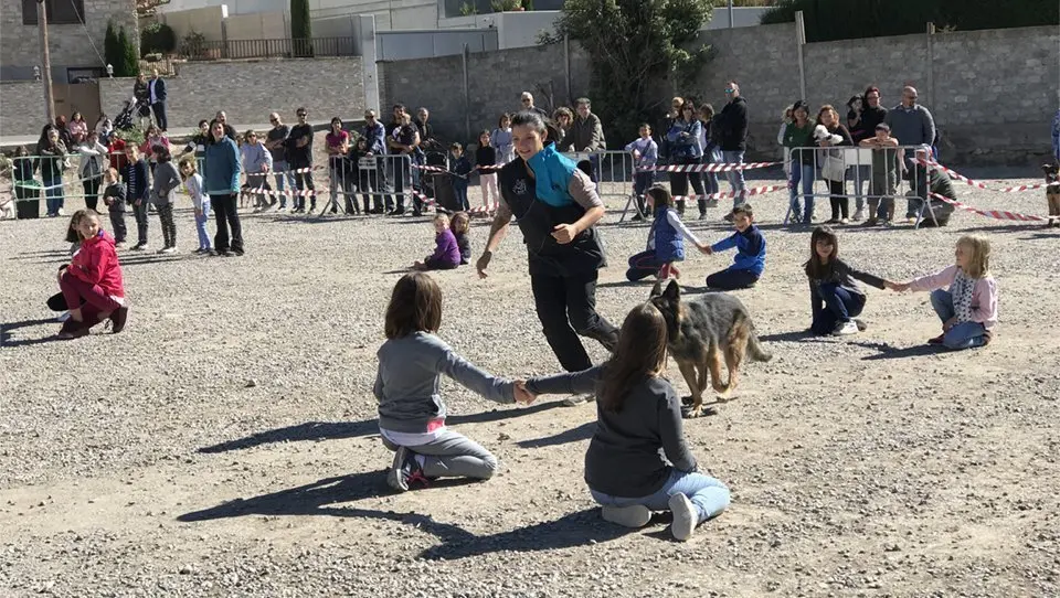 L'espectacle d'agility humà va encandilar petits i grans.