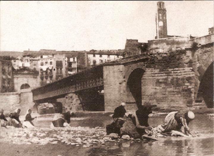 Imatge arxiu Gómez Vidal, pont vell de Lleida
