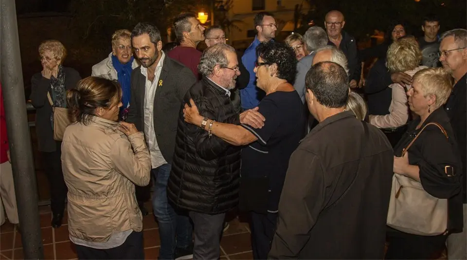 Suport de Fondarella a l'alcalde Joan Reñé