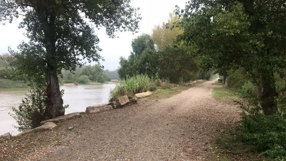 L&#39;aiguabarreig del Segre-Cinca al seu pas per La Granja d&#39;Escarp