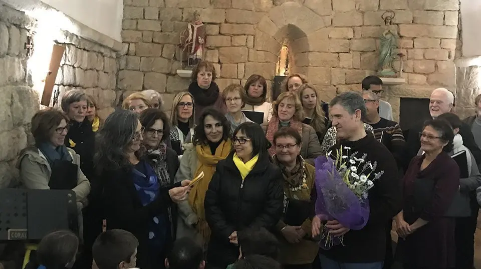 l’alcaldessa, Núria Magrans reconeixement de lluita contra el càncer