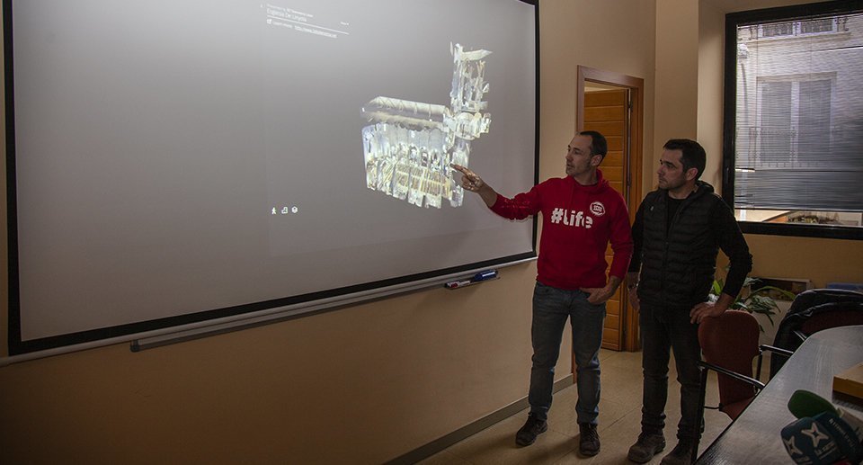 L'alcalde Àlex Mases presenta la visita virtual de l'esglèsia de Santa Maria 1