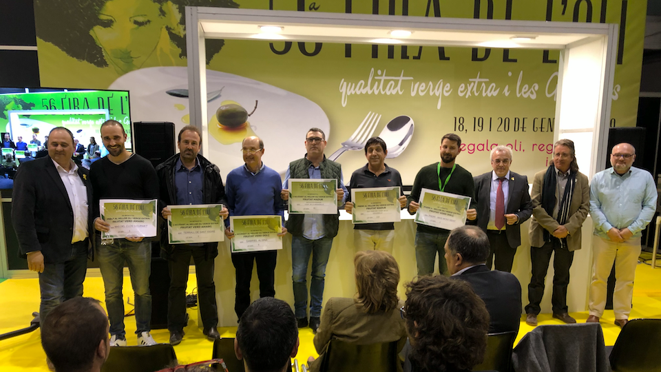 Els premiats de la 56a Fira de l'Oli de les Garrigues