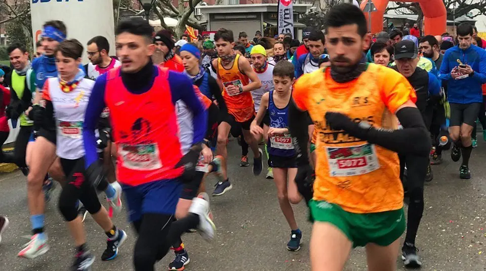 Participants en la Cursa de l'Oli de les Borges Blanques