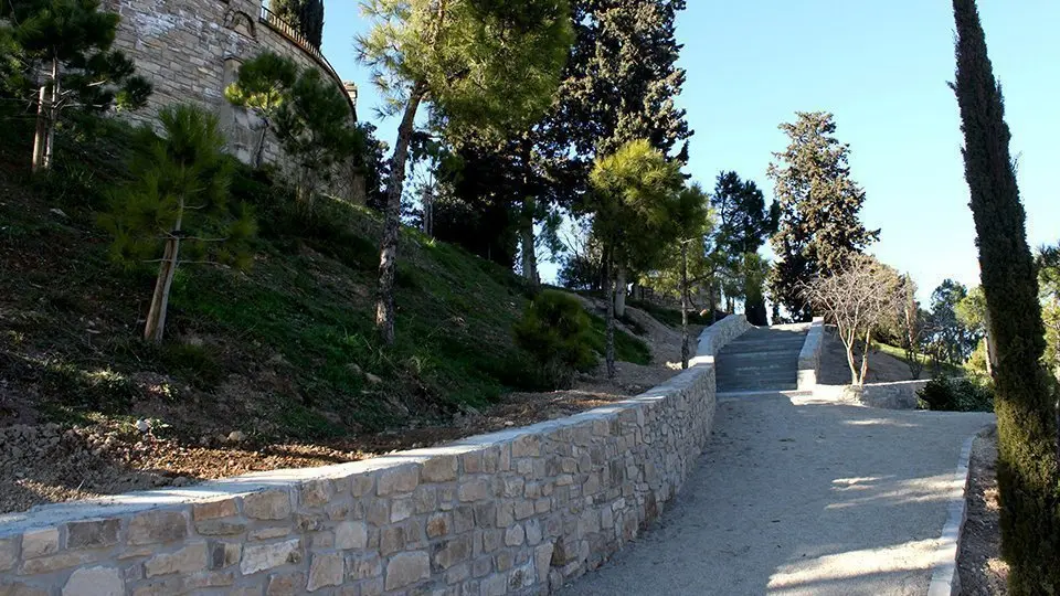 Obres de millora al passeig de Magí Manonelles, al Parc de Sant Eloi de Tàrrega