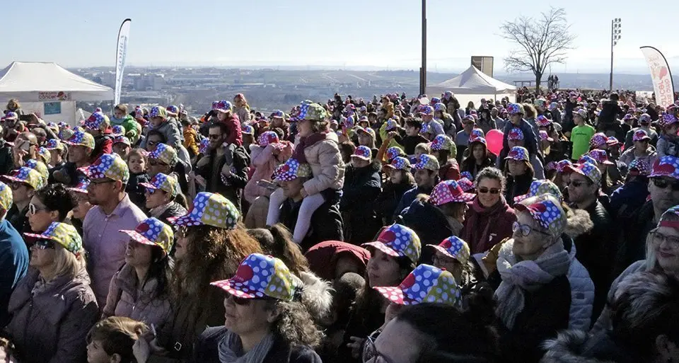 El públic que va assistir aquest diumenge a la Festa &#39;Posa&#39;t la Gorra&#39; de l&#39;AFANOC a Lleida