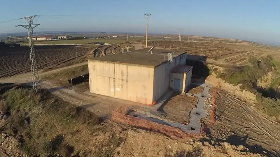 Instal·lacions de la nova planta potabilitzadora de la Segarra a Verdú 1