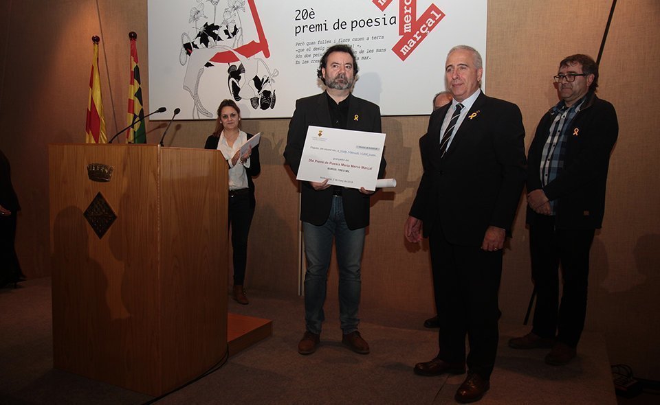 Josep manuel Vidal guanyador de la 20a edició del Premi MMM