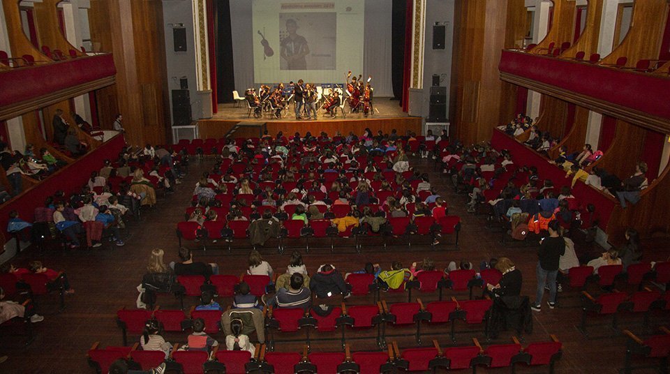 Audició de l&#39;Escola Municipal de Música de Mollerussa per a escolars del Pla d&#39;Urgell