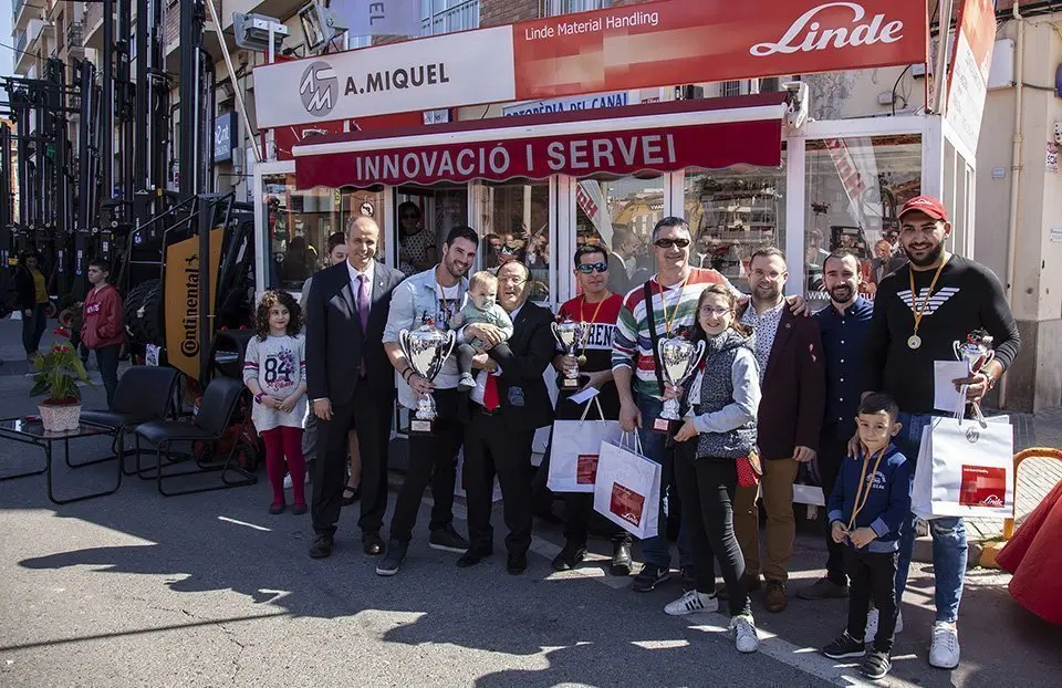 Guanyadors del Concurs de conductors de carretons elevadors Tallers A. Miquel