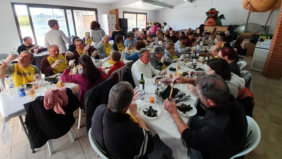 Calçotada popular al Centre Social de Sedó i Riber - Guillermina Puig