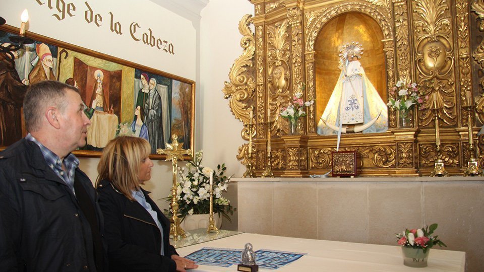 L'alcalde Joan R. Sangrà i la presidenta Lorena Jurado